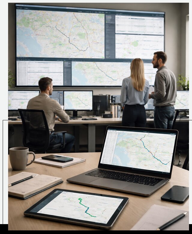 Трекинг грузов и Fleet Management, мониторинг автопарка в Ейске