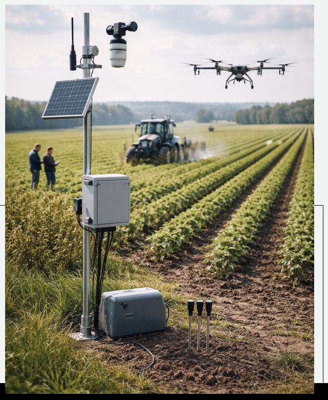 Разработка IoT мониторинга полей в Ейске от 8760 р. | АвикейЕск